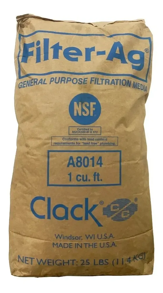 Clack Filter Ag Medio Filtrante 1 Cu/ft, foto real del producto