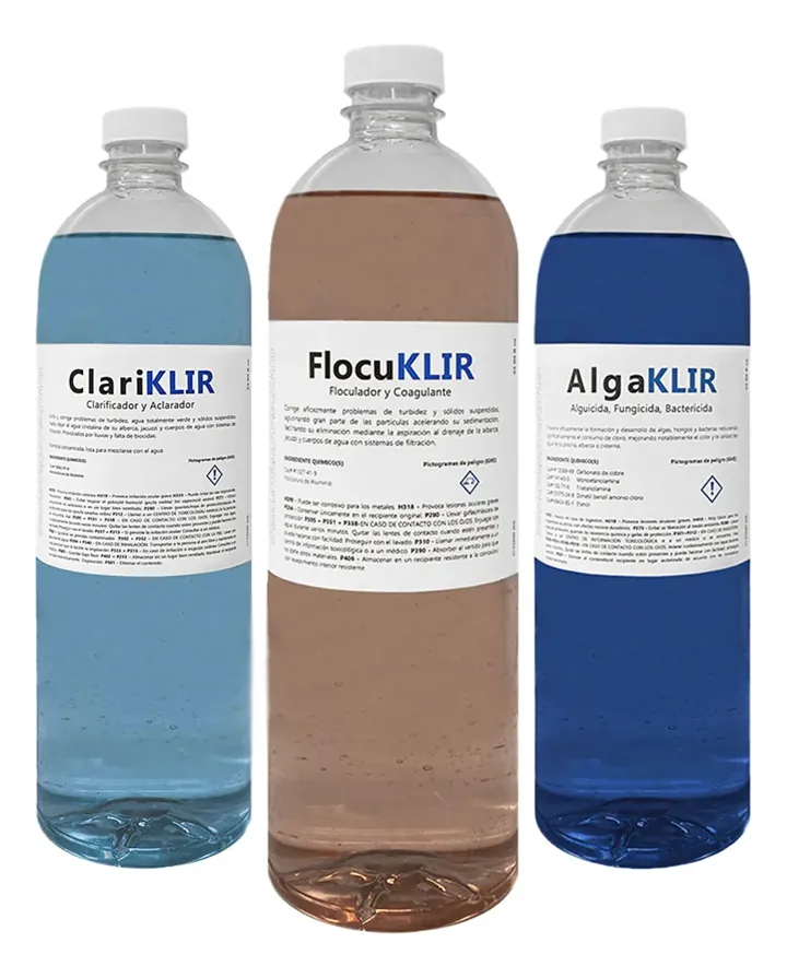 Clarificador Floculante Alguicida Alberca Piscina 1 Litro, foto real del producto