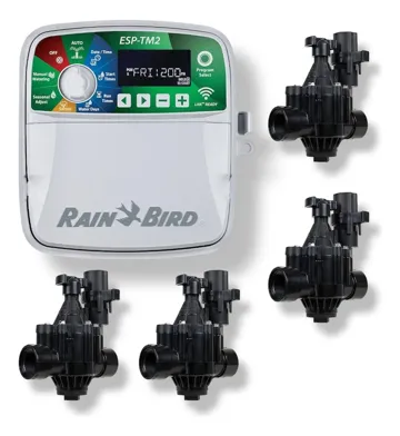Control De 4 Estaciones Y 4 Válvulas Solenoides 1 Pulg Riego, foto del producto