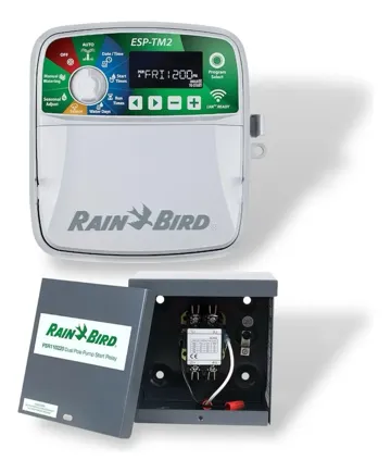 Controlador De Riego Rain Bird 4 Zonas Esp-tm2 Y Arrancador, foto del producto
