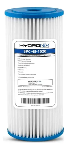 Filtro Plisado Cartucho Sedimentos 4.5 X 10 Jumbo Big Blue, foto del producto
