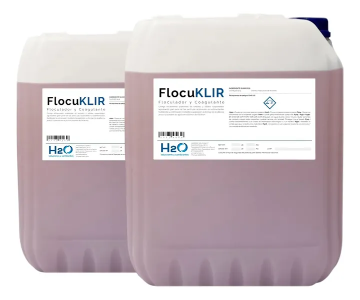 Floculante Coagulante Alberca Piscina Pack 2 Flocuklir, foto real del producto