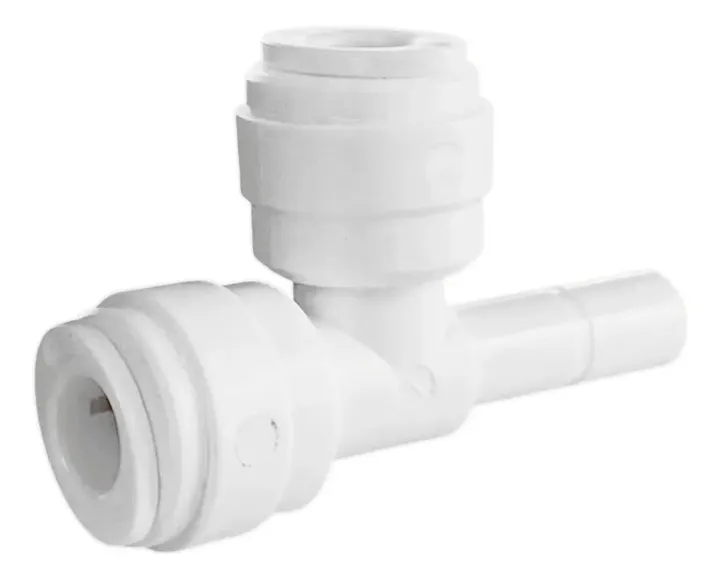 Hydrofit 1pz 1/4×1/4tubox1/4 Espiga Conexiones Rápidas Agua, foto real del producto