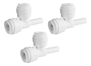 Hydrofit 3pz 1/4×1/4tubox1/4 Espiga Conexiones Rápidas Agua, foto del producto
