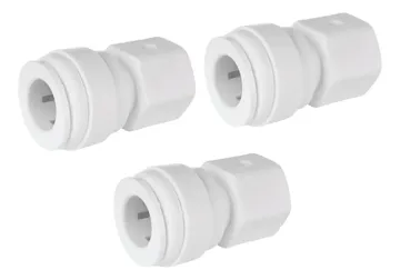 Hydrofit 3pz 3/8tubox7/16-24 Uns Grifo Conector Rápido Agua, foto del producto