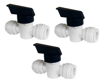 Hydrofit 3pz 3/8×3/8 Tubo Válvula De Bola En Línea Llave, foto del producto