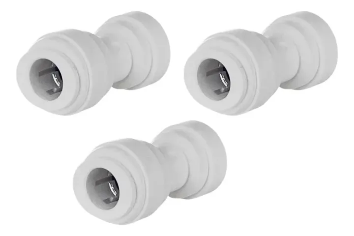 Hydrofit 3pz Reductor Unión 3/8×1/4 Tubo Conexiones Rápidas, foto real del producto