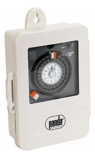 Interruptor De Tiempo Timer 127/230v 12a C/gabinete Piscinas, foto del producto