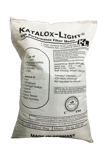 Katalox Ligth Medio Filtrante 1 Cu/ft Remoción Hierro Mg, foto del producto