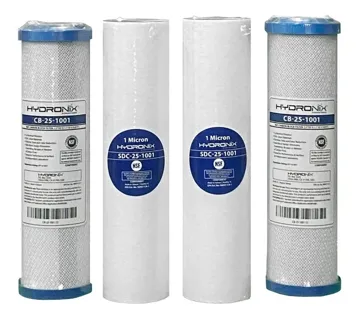 Kit 2 Filtros Polipropileno 2 Carbón Activado 2.5×10 1 Micra, foto del producto