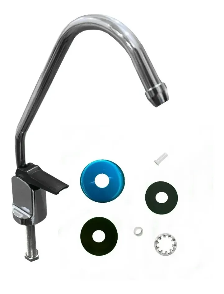 Llave Cuello De Ganso Grifo 1/4 Filtro De Agua Ósmosis, foto real del producto
