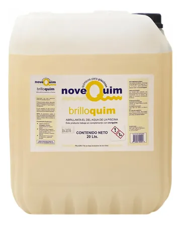 Novequim Brilloquim Abrillantador Alberca Piscina 20 Litros, foto del producto