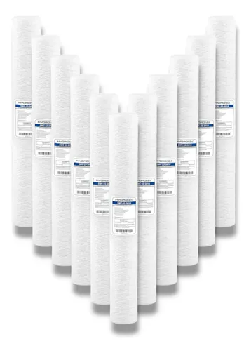 Pack 12 Cartuchos / Filtros Hilados 2.5 X 20 10 Micras, foto del producto