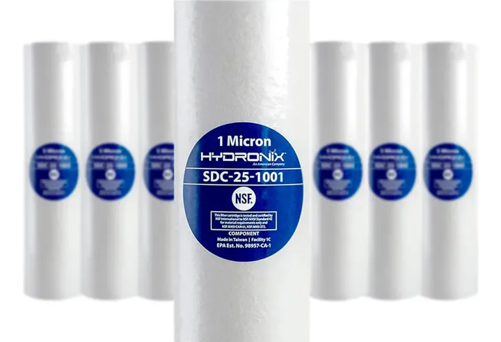 Pack 18 Cartuchos / Filtros Polipropileno 2.5 X 10 1 Micra, foto real del producto