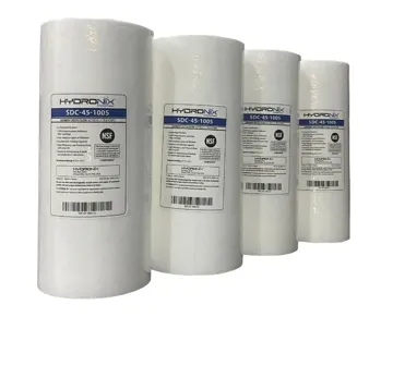 Pack 4 Cartuchos / Filtros Polipropileno 4.5 X 10 5 Micras Color Blanco, foto del producto