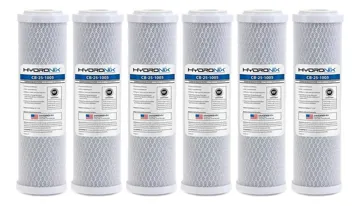 Pack 6 Cartuchos / Filtro Carbón Activado 2.5 X 10 5 Micras, foto del producto