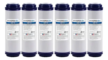Pack 6 Cartuchos / Filtros Carbón Activado Granular 2.5 X10, foto del producto