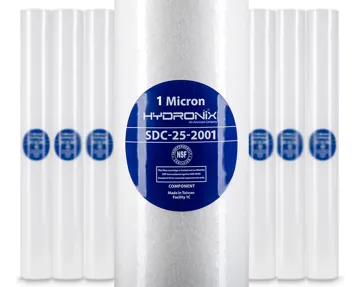 Pack 6 Cartuchos / Filtros Polipropileno 2.5 X 20 1 Micra, foto del producto