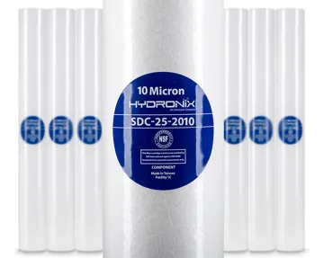 Pack 6 Cartuchos / Filtros Polipropileno 2.5 X 20 10 Micras, foto del producto