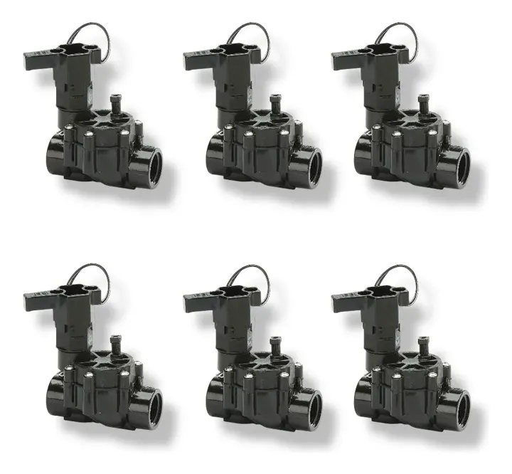 Pack6 Rain Bird 100DVF Válvula Eléctrica 1 Control De Flujo, foto real del producto