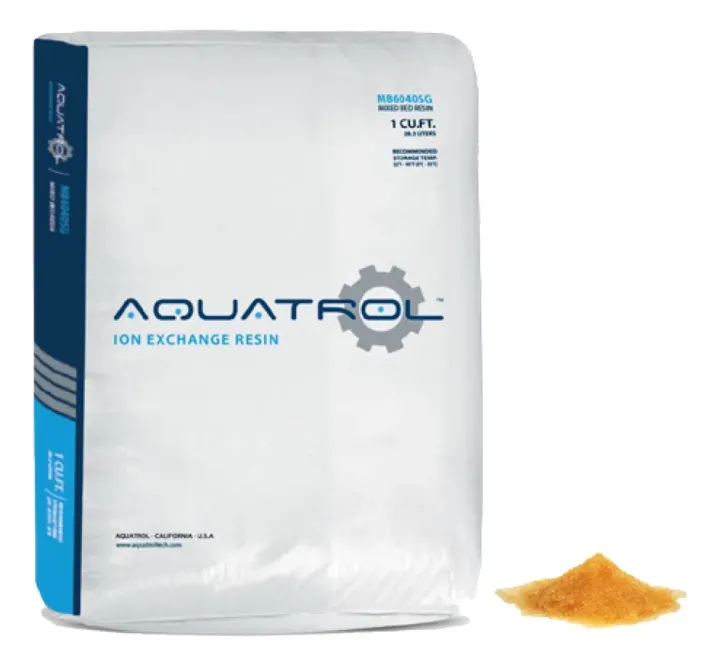 Resina Mixta Aquatrol Etapa Di Desmineralización Agua 1ft3, foto real del producto