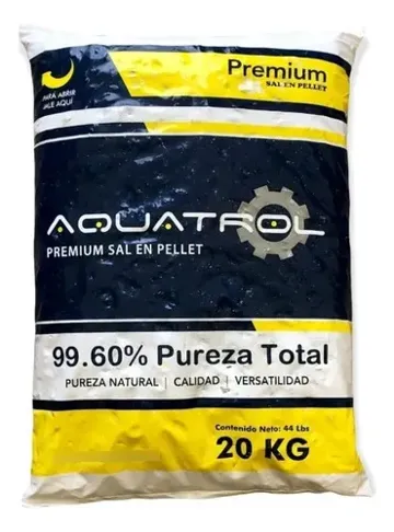 Sal en pellet para filtro de agua Aquatrol 20 kg, foto del producto