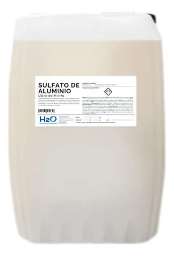 Sulfato De Aluminio Líquido Coagulante Floculante 50 Litros, foto del producto